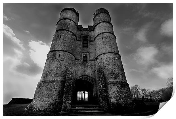 The Gate House - Donnington Castle Print by Samantha Higgs