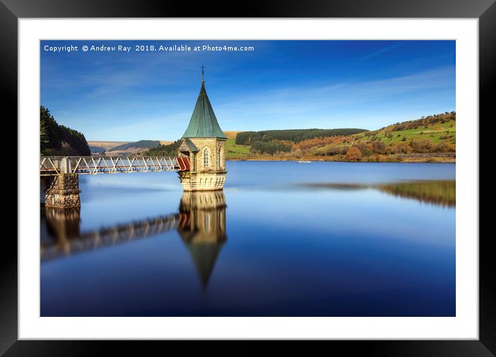Pontsticill Reservoir Framed Mounted Print by Andrew Ray