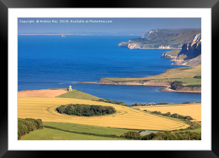 Clavell Tower View Framed Mounted Print by Andrew Ray