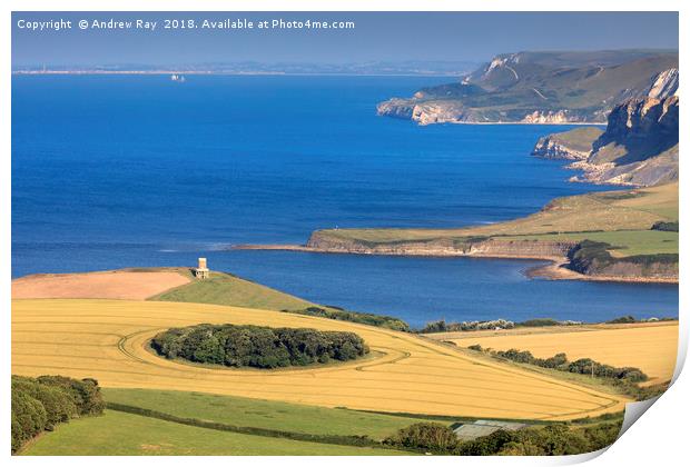 Clavell Tower View Print by Andrew Ray