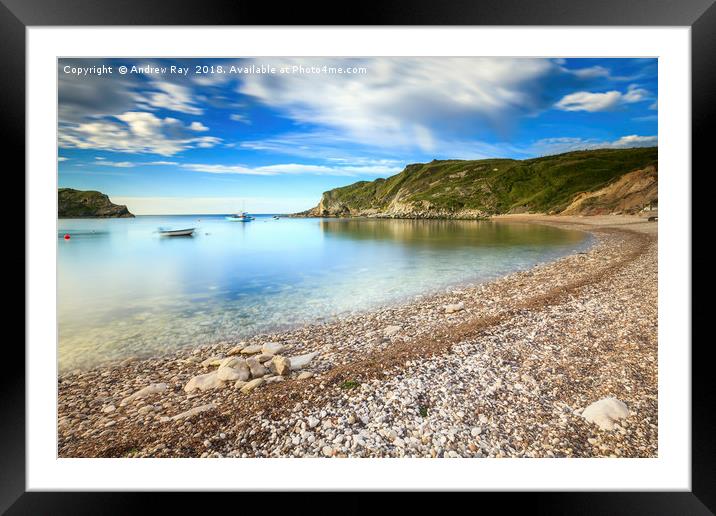 Lulworth Cove  Framed Mounted Print by Andrew Ray