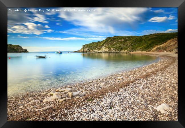 Lulworth Cove  Framed Print by Andrew Ray
