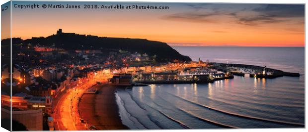 Dawn Over the South Bay - Scarborough Canvas Print by K7 Photography