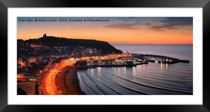 Dawn Over the South Bay - Scarborough Framed Mounted Print by K7 Photography