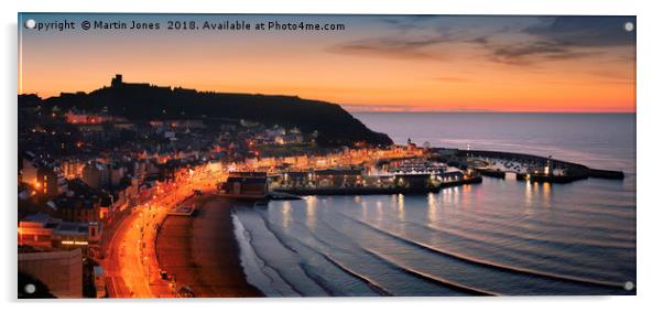 Dawn Over the South Bay - Scarborough Acrylic by K7 Photography