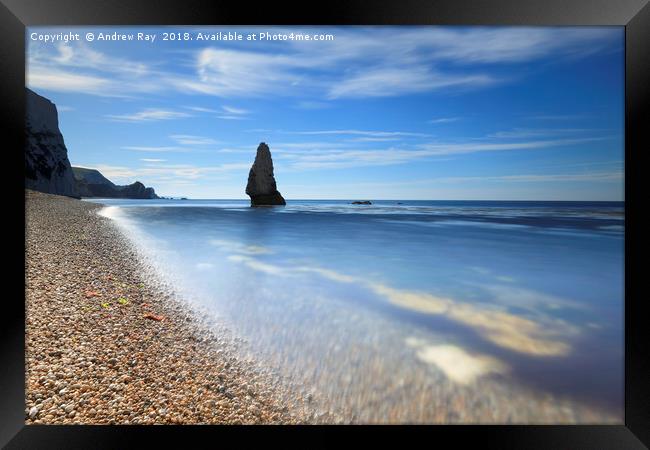 Towards Butter Rock by Andrew Ray Framed Print by Andrew Ray