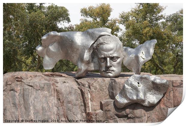 Sibelius Sculpture, Helsinki, Finland Print by Geoffrey Higges