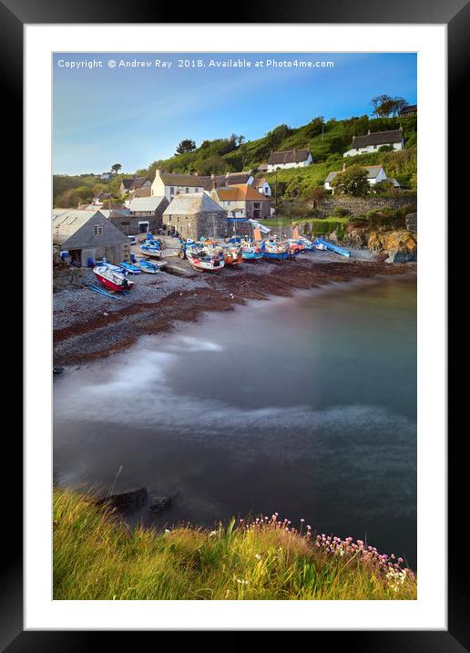 Todden View (Cadgwith) Framed Mounted Print by Andrew Ray
