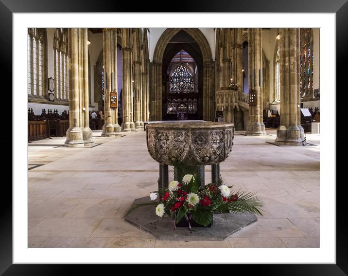 Majestic Hull Minster Framed Mounted Print by P D