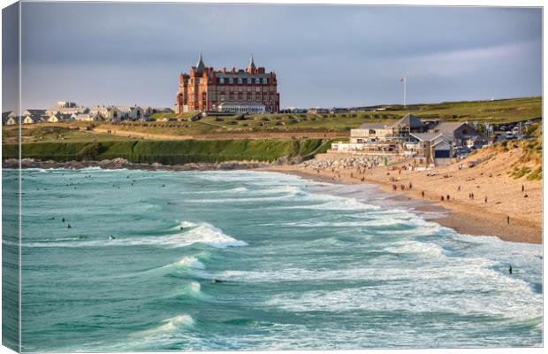 Fistral Beach Canvas Print by Roger Green