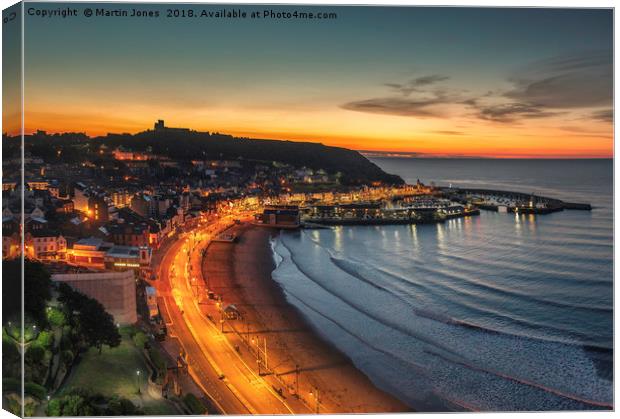 A Scarborough Dawn Canvas Print by K7 Photography
