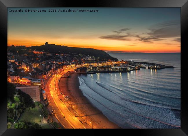 A Scarborough Dawn Framed Print by K7 Photography