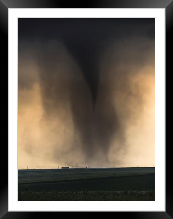 Colorado Tornado Framed Mounted Print by John Finney