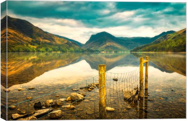 Buttermere lake Canvas Print by Kevin Elias