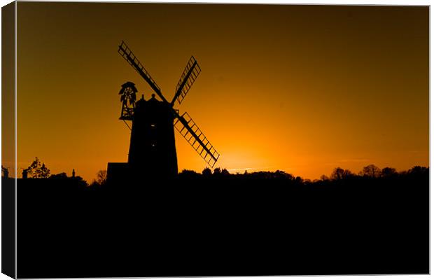 Cley Sunset Canvas Print by Roy Scrivener