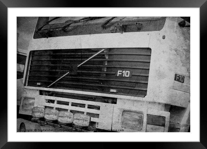 Volvo F10 Intercooler - A modern classic.  Framed Mounted Print by Digitalshot Photography