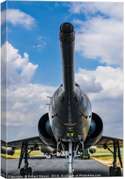 Mirage jet aircraft nose Canvas Print by Robert Gipson