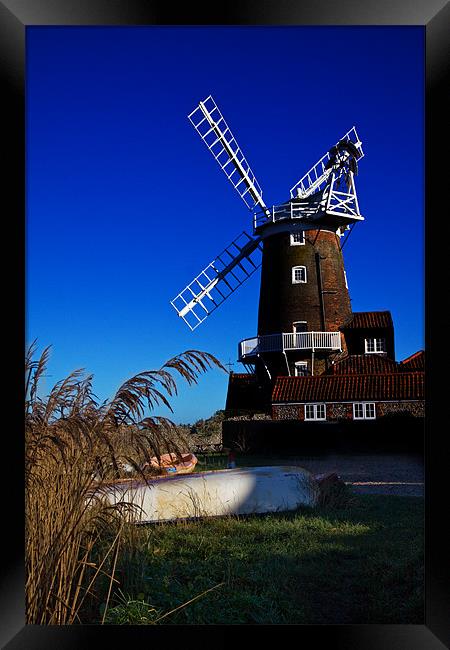 Cley Windmill Framed Print by Roy Scrivener