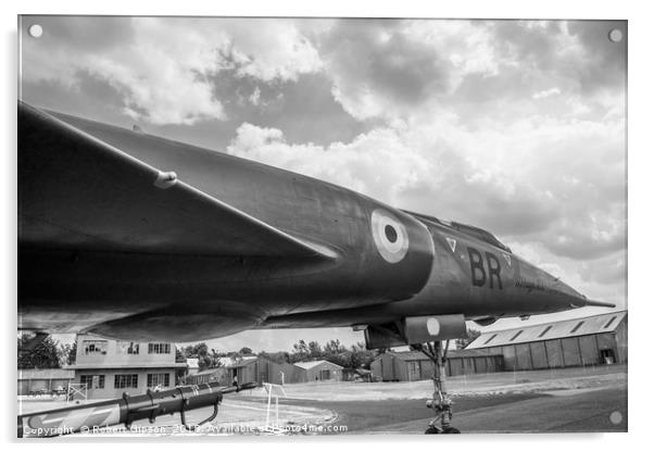 Mirage jet aircraft bomber mono Acrylic by Robert Gipson