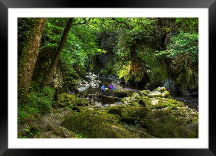 The Fairy Glen Framed Mounted Print by Philip Brown
