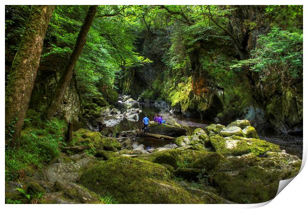 The Fairy Glen Print by Philip Brown