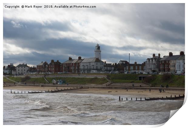 Southwold Lighthouse Print by Mark Roper