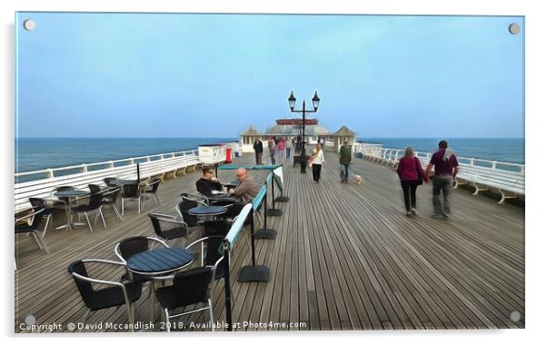 Cromer Pier Acrylic by David Mccandlish