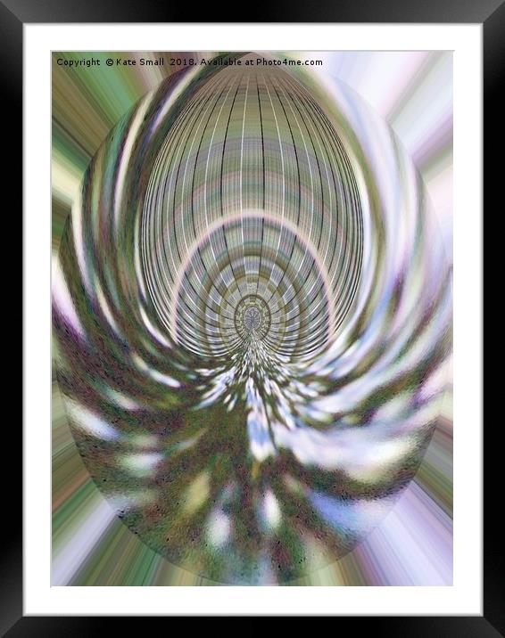 Opalescence Framed Mounted Print by Kate Small