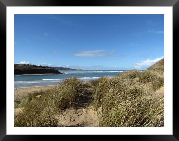 Serene Sand Dunes of Hayle  Framed Mounted Print by Beryl Curran