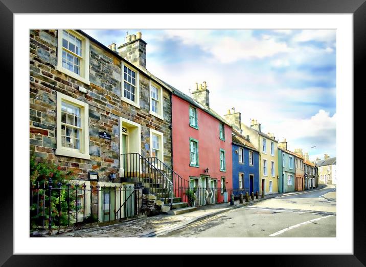 Anstruther  houses Framed Mounted Print by JC studios LRPS ARPS
