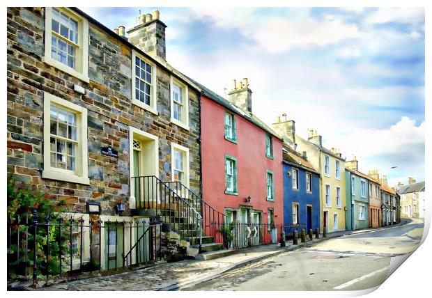 Anstruther  houses Print by JC studios LRPS ARPS
