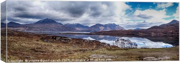 The road to Torridon Canvas Print by yvonne & paul carroll