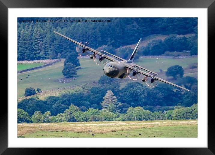 Hercules 206Sqn Framed Mounted Print by Colin Keown