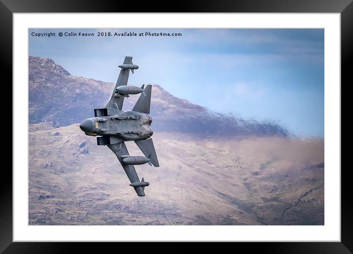 Tornado GR4 Framed Mounted Print by Colin Keown