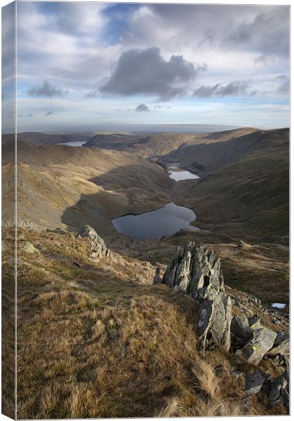Small Water & Haweswater Canvas Print by Steve Glover