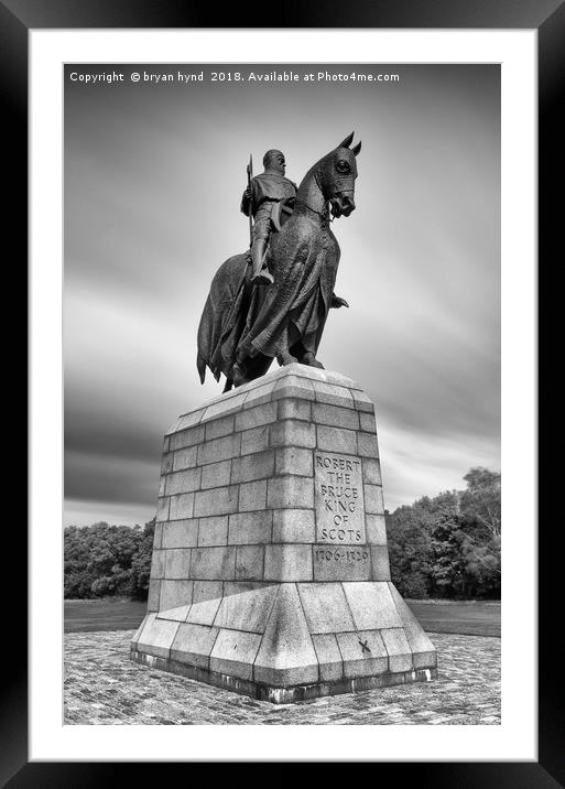 Robert the Bruce Framed Mounted Print by bryan hynd