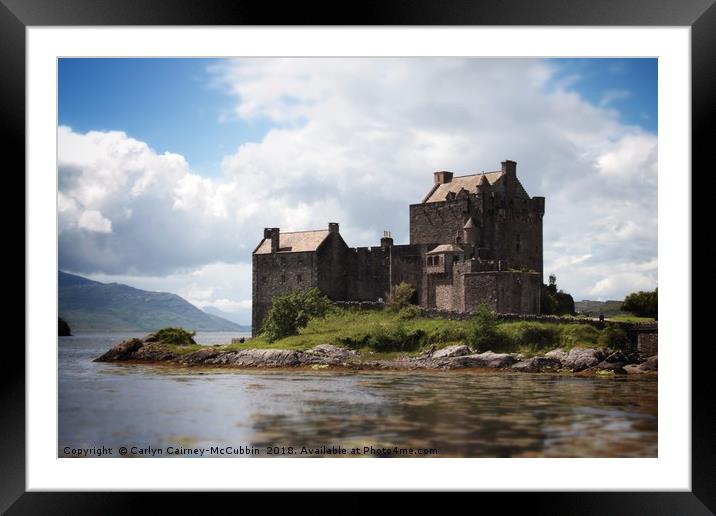 Eilean Donan Castle Framed Mounted Print by Carlyn Cairney-McCubb