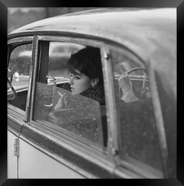 Sixties Drive. Framed Print by David Pankhurst
