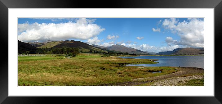Loch Carron Framed Mounted Print by Jacqi Elmslie