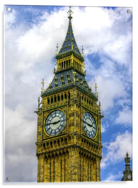 Big Ben Acrylic by stephen walton