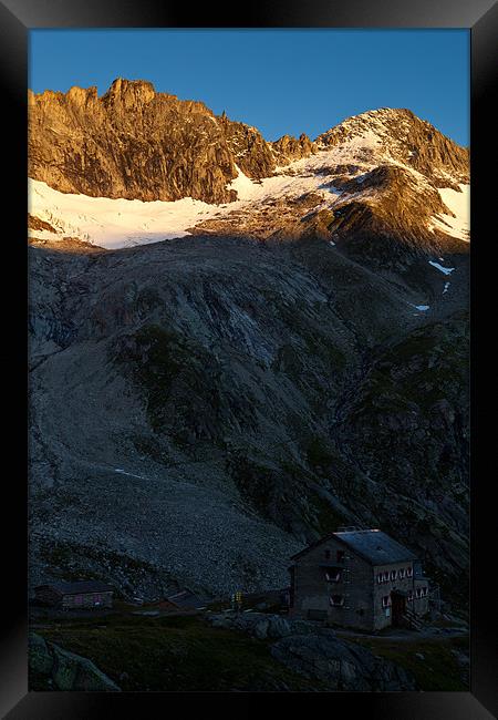 Hiking in the austrian alps Framed Print by Thomas Schaeffer