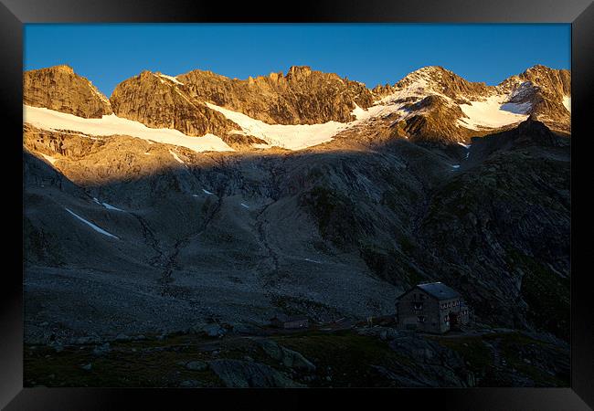 Hiking in the austrian alps Framed Print by Thomas Schaeffer