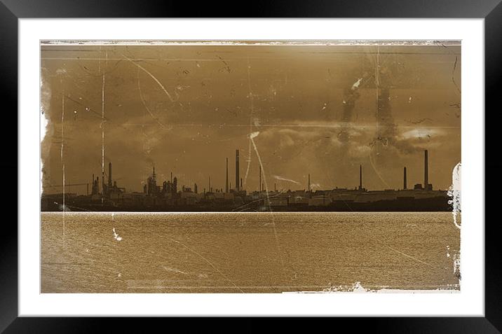 Old Fawley Framed Mounted Print by Donna Collett