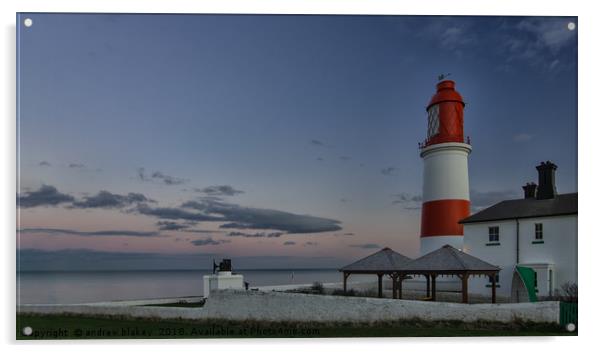 Souter Lighthouse Acrylic by andrew blakey
