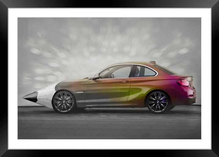 Pencil in a test drive Framed Mounted Print by JC studios LRPS ARPS