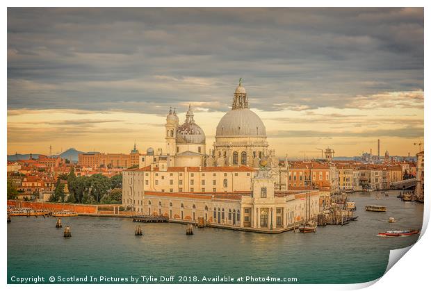 La Salute Grand Canal Venice Print by Tylie Duff Photo Art