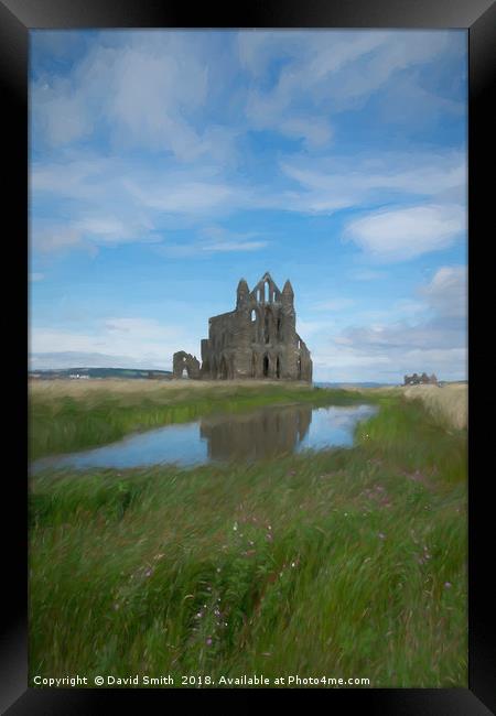 Whitby Abbey Framed Print by David Smith