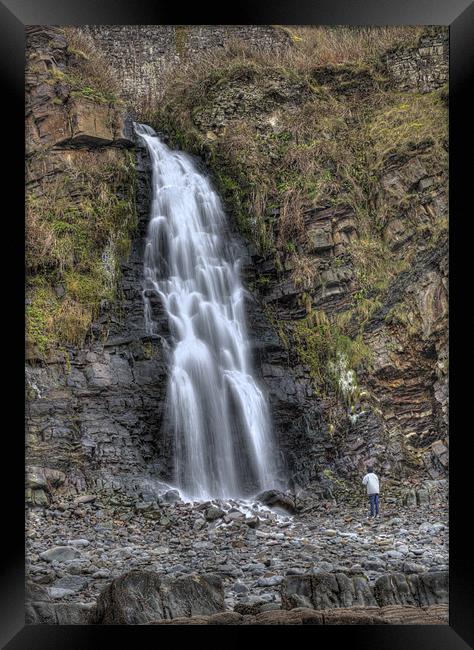 Bucks Mill Waterfall North Devon Framed Print by Mike Gorton