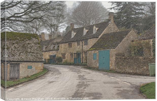 Snowshill In The Cotwold's Canvas Print by Kevin Maughan