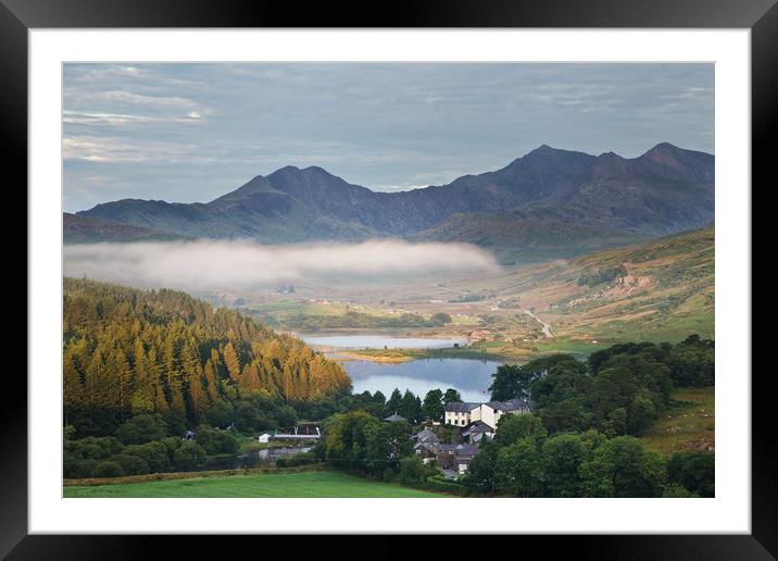 Capel curig Framed Mounted Print by Rory Trappe